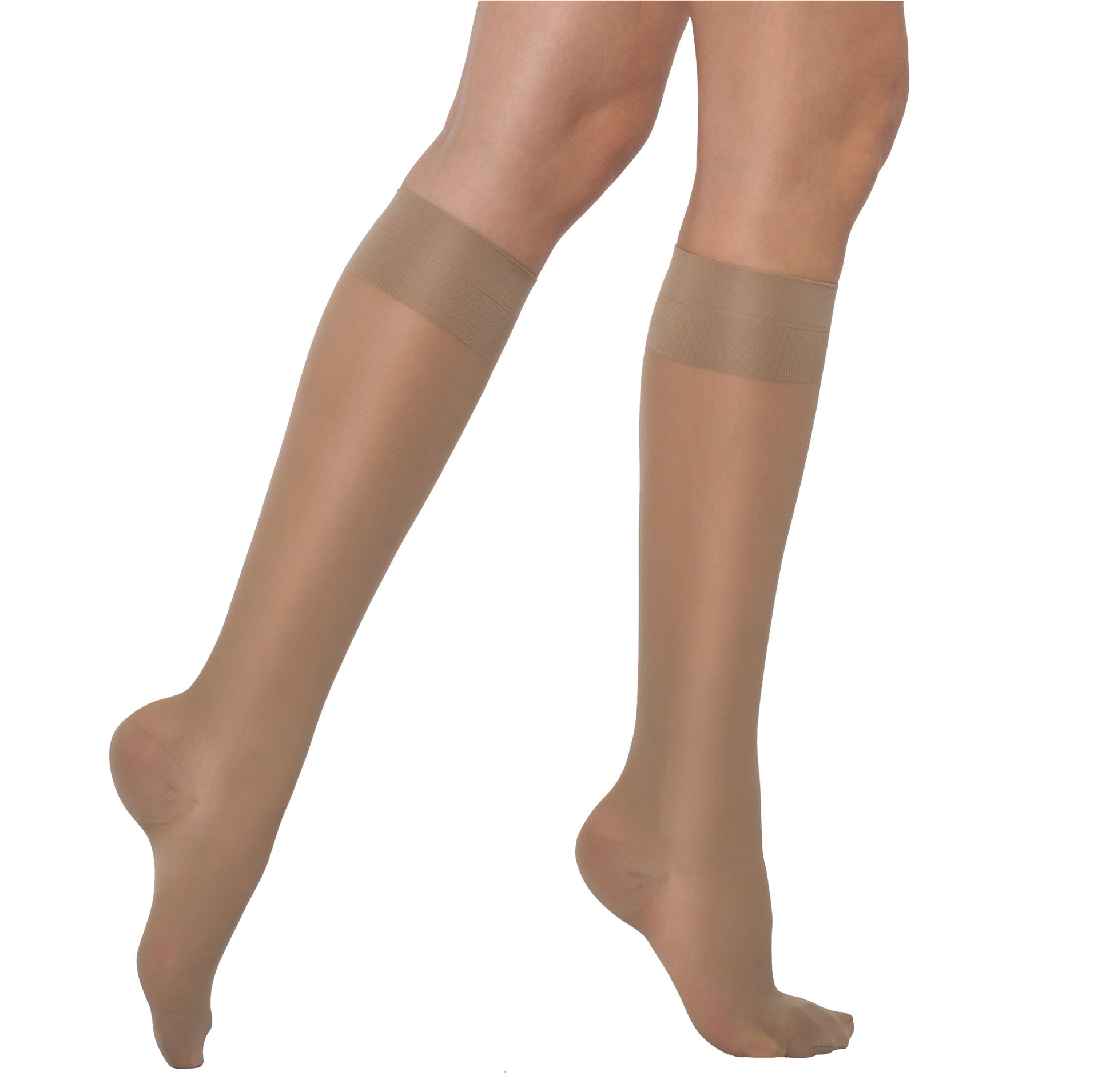 Healthweir Graduated Compression Knee Highs 15-20 mmHg Sheer Stockings